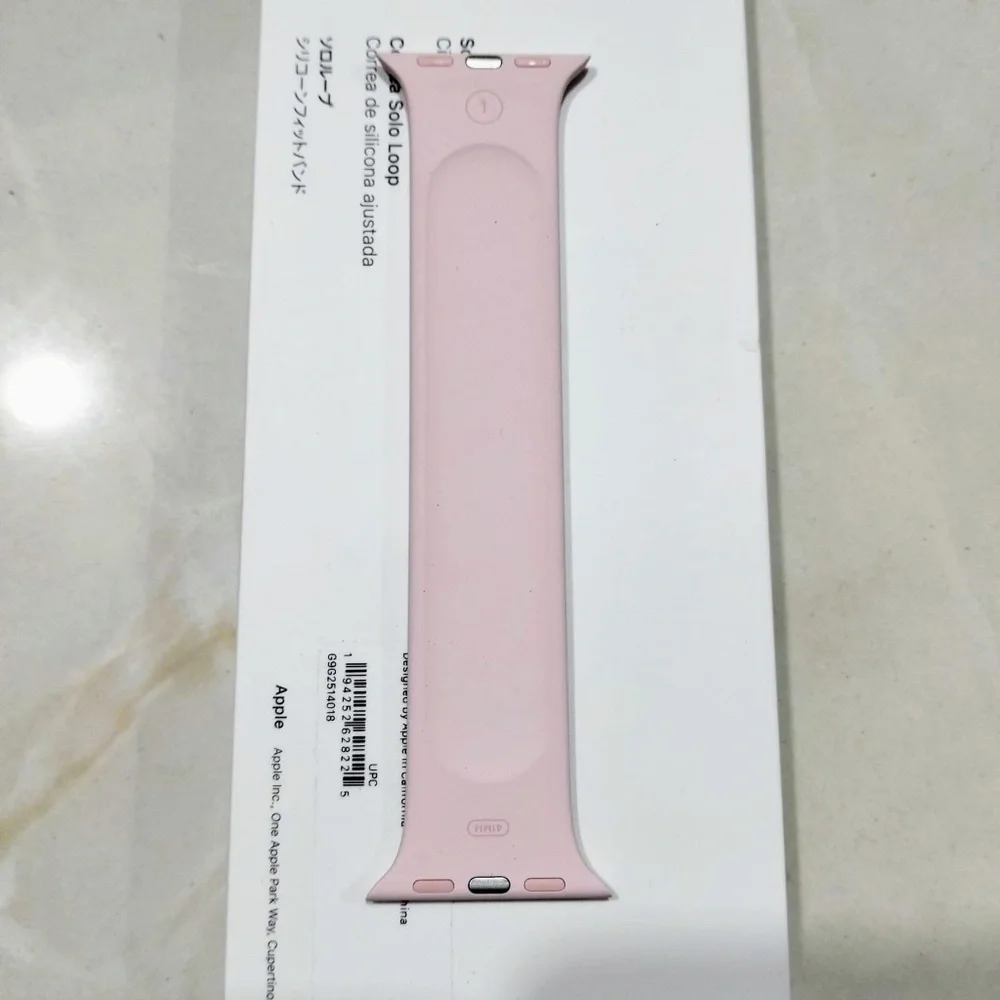 🟡Apple Watch 41mm Chalk Pink Solo Loop - Size 1 - Picture 5 of 11